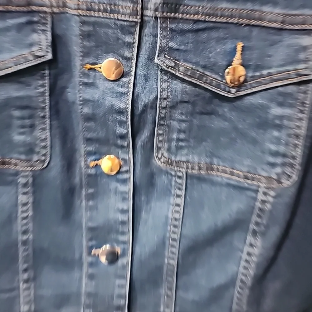DENIM JACKET BY AVENUE SIZE 18 - Picture 6 of 8